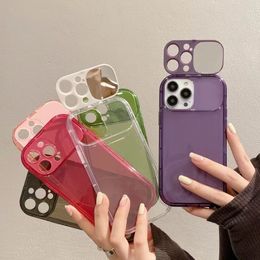 Jelly Color Flap Makeup Mirror Phone Case for iPhone 14pro Max 15 14 Plus 13 12 11 Xsmax Xr X 7 8 Plus Soft Silicone Back Cover Skin 300pcs