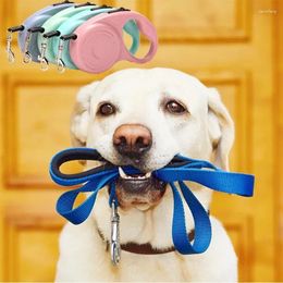 Dog Collars Supplies Automatic Collar 3/5meters Retractable Rope Small S Leash Extending Walking Nylon