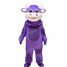 Christmas Big Mouth Cow Mascot Costume Halloween Fancy Party Dress Cartoon Character Outfit Suit Carnival Adults Size Birthday Outdoor Outfit