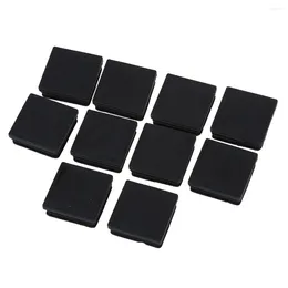 Steering Wheel Covers 40mm X Plastic Square Tube Inserts End Blanking Caps Black 10 Pcs