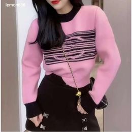 Womens Luxury Brands Designers Sweater Pink Letters Pullover Men s Hoodie Long Sleeve Sweatshirt Embroidery Knitwear Winter Clothes 2024 C7865