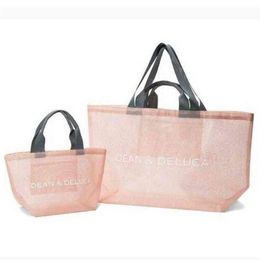 Japanese shopping bags Dean DeLuca beach bag storage bag women's DD beach handbag 2208242618