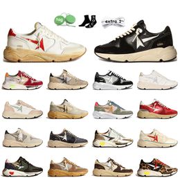 Top Quality Women Mens Designer Casual Shoes OG Running Sole Sneaker Nappa Leather Suede Upper Glitter Ivory Star Vintage Finish Italy Brand Trainers Sneakers 35-46