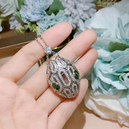 Popular python Necklace Top high quality Jewellery For Women Snake Pendants Thick Necklace Suit Fine Custom luxurious Jewellery Ea345D