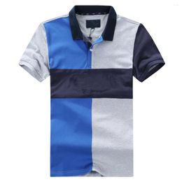 Men's Polos EP LOGO Nice Polo Shirt Short Sleeve Summer Casual Fashion Business France Style Big Size French HOMME Blue Red
