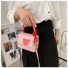 Evening Bags Love Crossbody Bag Fashion Pu Leather All-match Waist Length Adjustable Handbag Daily Life