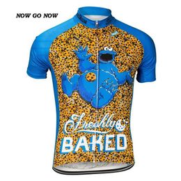 NOWGONOW Whole men cartoon 2017 cycling jersey tops clothing bike wear Mix Color Cartoon 10 style full zipper cool funny C1911