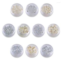 Nail Art Decorations 20 Pieces Rhinestones For NAILs 3D Jewels Crystal Gems Stone Sparkling Diamonds Decoration DIY Crafts