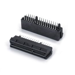 PCI-E PCI Express 4X 64Pin Slot Adapter Converter Black Environmental Protection