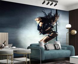 Custom 3d Wallpaper Wall Papers Beautiful Sexy Pole Dancer Classic Living Room Bedroom Home Decor Painting Mural Wallpapers6223186