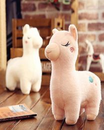 23cm Cute Alpaca Plush Toy Lovely Alpaca Doll Pillow Cushion Animal Stuffed Soft Toy Bed Sofa Home Car Decoration Gifts3811994