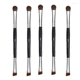 Makeup Brushes 5 Pcs Eyeshadow Brush 2 In 1 Eyeliner Eye Shadow Foundation Contour Blending Professional Applicator Beauty Tools