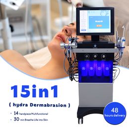 Professional microdermabrasion deep cleaning hydra facial machine face lifting oxygen spray gun hydra facial Equipment