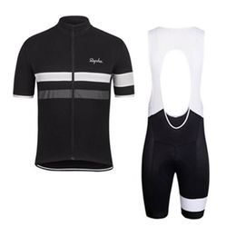 2019 RAPHA summer mens short sleeve cycling jersey bike wear Clothes bib SET MTB uniform PRO cycling clothing bicycle Maillot Culo229S