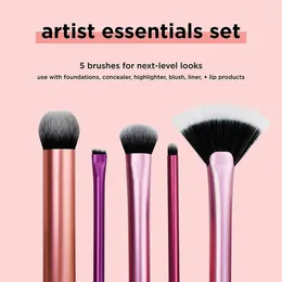 Makeup Brushes 5PCS/Set Travel Portable Blush Foundation Eyeshadow Concealer Blending Brush High Quality Cosmetics Beauty Tools