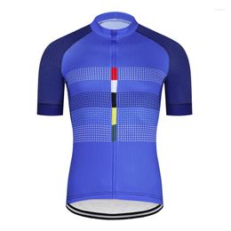 Racing Jackets Men Summer Mountain Bike Clothing MTB Bicycle Clothes Shirt Cycling Vintage Motocross Jersey Road