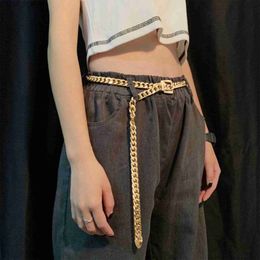 Waist Chain Belts Hot Women Chain Belt Metal Waist Chain Dress Belts AdjustableL231221