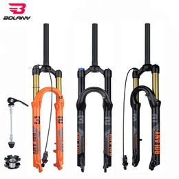 Bolany Shock oil damping fork Mountain bike Magnesium Suspension mtb 29 air 275 inch shock absorbing 231221