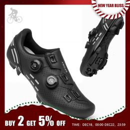 Cycling Sneaker MTB Men Sports Dirt Bike Shoes SPD Pedal Mountain Bicycle Footwear Speed Racing Man Flat Off Road Cycling Shoes 231220