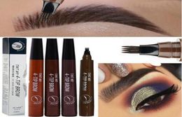 Microblading Eyebrow Pen Waterproof Fork Tip Eyebrow Tattoo Pencil Long Lasting Professional Fine Sketch Liquid Eye Brow Pencil1625209