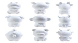 Party Decoration 12 Style Modelling Polystyrene Styrofoam Foam Bear White Craft Balls PE Rose For DIY Christmas Supplies Gifts2443710