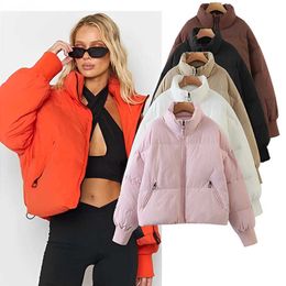 Women's Down Parkas Latest Women's Puffer Jackets Bomber Winter Girl Women Down Jackets 2023 Fashion Custom Warm Zipper Up Coats 4B96