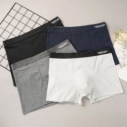 Underpants 4 Pcs/Lot 95% Cotton Men's Panties Boxershorts Male Underwear Soft Shorts High Quality Sexy Breathable Boxer Briefs