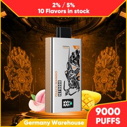 Huge Vapor Disposable E Cigarette 9000 Puffs Mesh Coil 10 Flavors Mini Vape Ecig