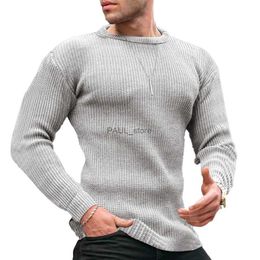 Men's T-Shirts Fashion Men's Waffle T-Shirts And Blouses Long Sleeve Solid Color Thermal Tee Crew Neck Layering Color Plus Size Tee Top T ShirtL2404