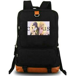 Citrus backpack Aihara Yuzu daypack Mei Cartoon school bag Anime Print rucksack Leisure schoolbag Laptop day pack