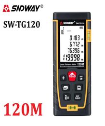 SNDWAY laser distance Metre 40M 60M 80M 100M rangefinder trena laser tape range finder build measure device ruler test tool2958012