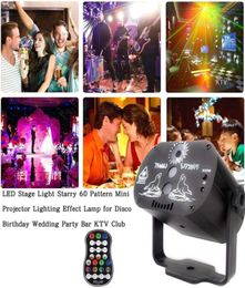 LED Effects Mini RGB Disco Light Laser Stage Projector DJ Party Strobe Lamp Night Club Lighting Birthday Lamps3824907