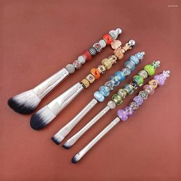 Makeup Brushes Tool For Skin Multifunctional Fashion Beaded Set With Aluminum Tube Handle Eyeshadow Professional