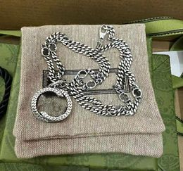 Classic Necklaces Men Women Skull Pendants Necklace Interlocking Fashion Jewellery Christmas Gift 11 Style Neck Chain1616767