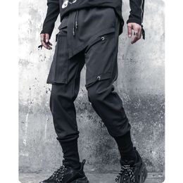 Function of Male Hairdresser Fried Street Feet Haroun Pants, Overalls