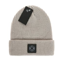 Winter hat designer beanie plaid knitted hats for men bonnet keep warm thicken women wool skull cap outdoor sports beanies fashion letter elastic comfortable B-13