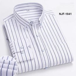 Men's Casual Shirts Pure Cotton Long Sleeved Shirt Middle-aged And Young Business Oxford Spun Large