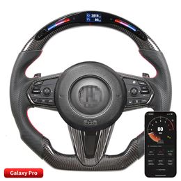 Car LED Performance Steering Wheel for Acura Real Carbon Fiber