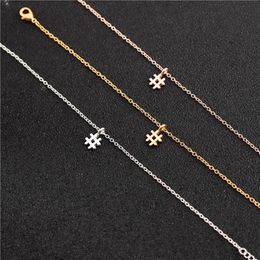 10PCS Tiny Initial Alphabet # Hashtag Bracelet Simple Stamped Number Character Symbol Letter Sign Piano Musical Note Bracelets336Z