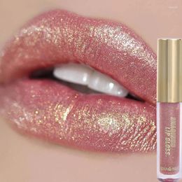 Lip Gloss Lasting Glitter Mirror Waterproof Pearl Sexy Red Liquid Lipstick Moisturising Long Shiny Women Makeup Cosmetic