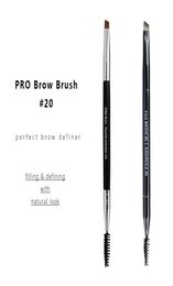 PRO Eye Brow Makeup Brush 20 Dualended Eye Liner Brow Definer Cosmetics Beauty Tools8792693