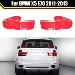 for X5 E70 2011 2012 2013 Car Taillight Brake Lights Replace Auto Rear Lamp Shell Cover Mask Lampshade