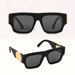 Designer Sunglasses Women Cutout Logo Retro Shiny Gold Z1487 Sunglasses Men Summer Sports Style classic Original Box301G