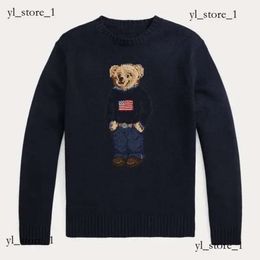 Polos Sweater Designer Women Knits Bear Sweater Polo Sweatsuit Pullover Embroidery Fashion Knitted Sweaters Sleeve Casual Polo Ralphs 9901