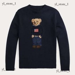 Polos kazak tasarımcısı kadın örgüler ayı kazak polo terteleme kazak nakış moda örgü sweaters manşonu gündelik polo ralphs 9901