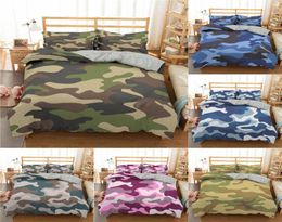 Homesky Camouflage Bedding Set Boy Teen Kids Duvet Cover Set Queen King Quilt Set Abstract Bedclothes Bedroom Home Textiles 2010219303908