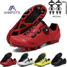 Men Cycling Shoes Professional MTB Road SPD Sneakers Bike Flat Racing for Men Breathable Mountain Biking Footwear Antiskid 231220