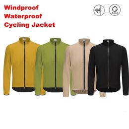 Spexcell Rsantce Men Jerseys Windproof Waterproof Lightweight Long Sleeve Cycling Jacket Bicycle Clothing Bike Mtb Jersey 231220