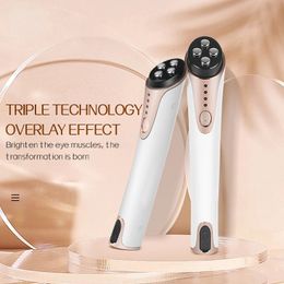 RF Radio Frequency EMS Electroporation LED P on Beauty Device Skin Lifting Tighten Anti Wrinkle Care Face Massager 231221