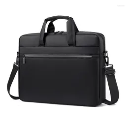 Briefcases Men Briefcase Design Light Weight 15.6 Inch Computer Bag Business Waterproof Laptop